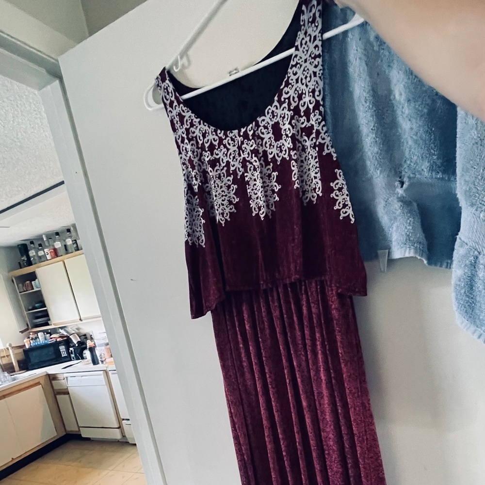 Floor length dress
